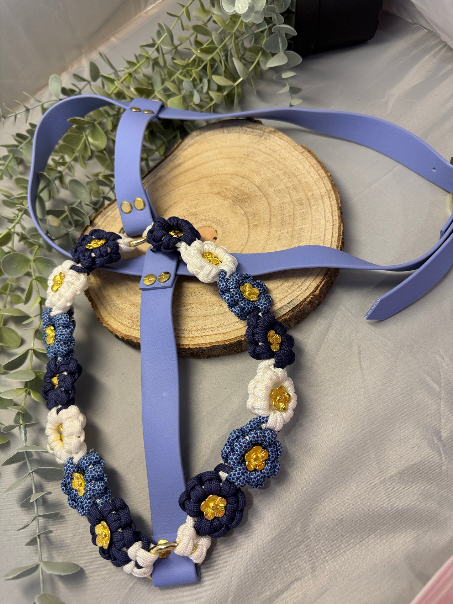 Paracord Blumen Geschirr