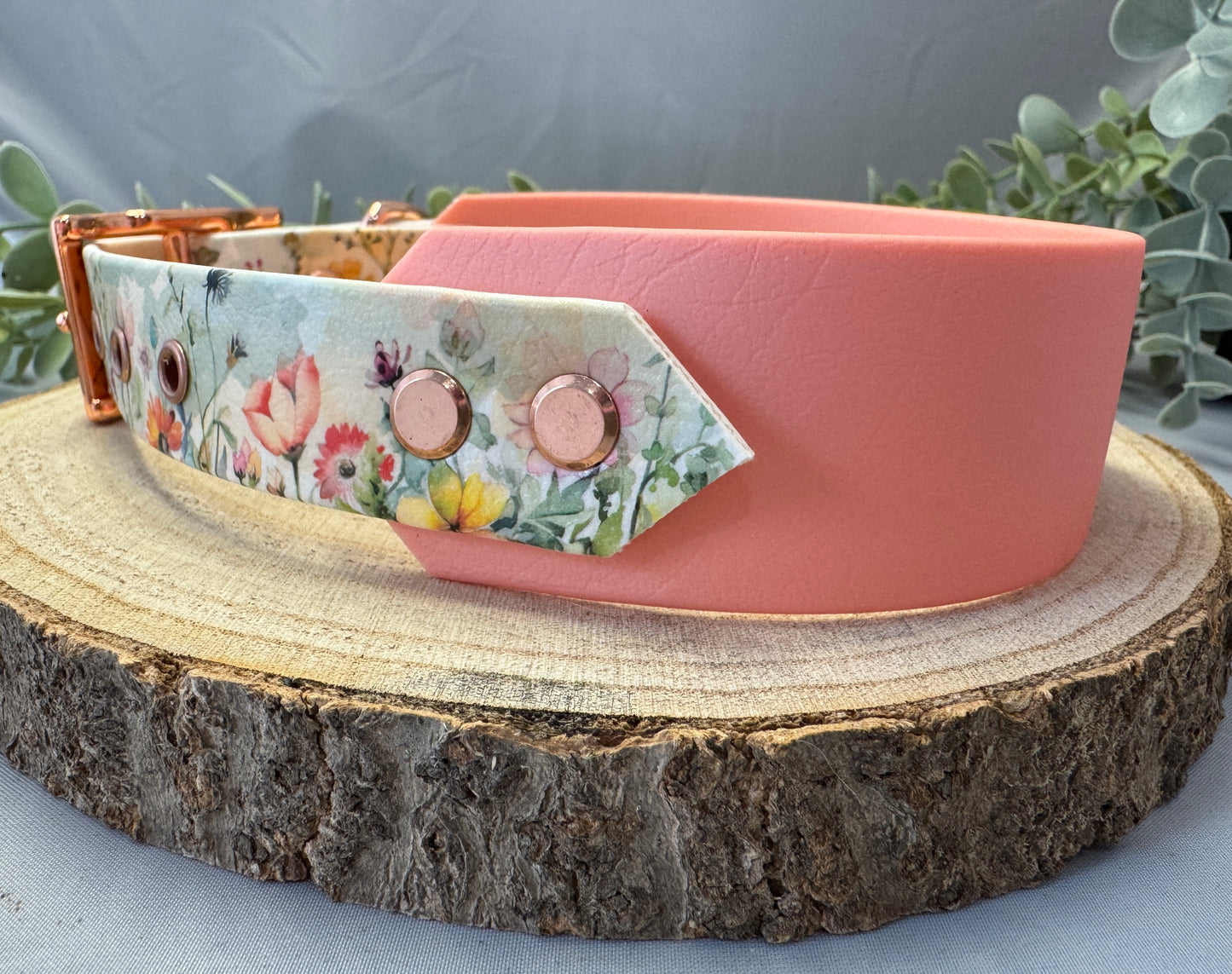 Biothane Halsband „Fleur de Paris“