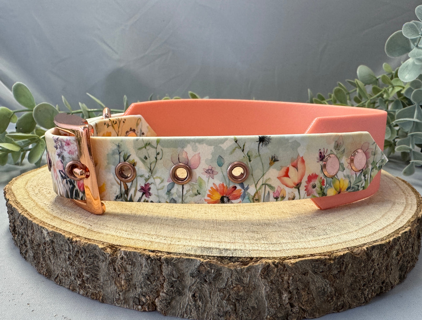 Biothane Halsband „Fleur de Paris“